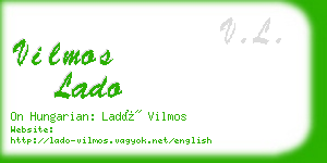 vilmos lado business card